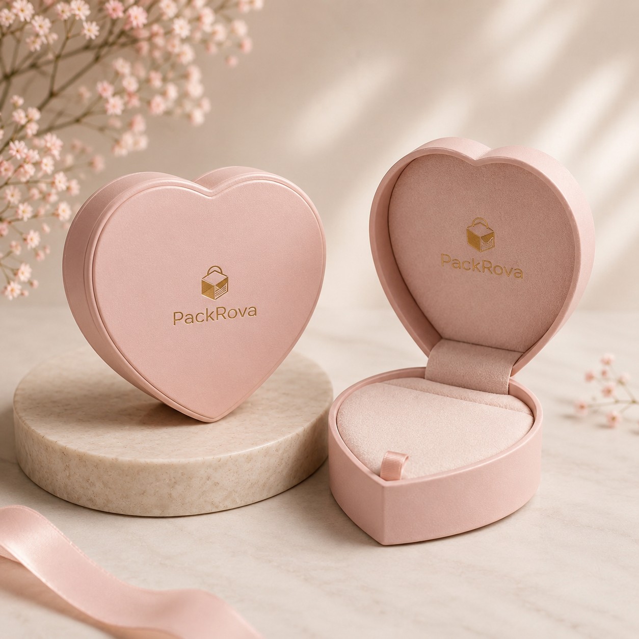 Heart-Shaped Jewelry Boxes